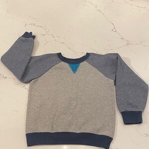 Fruit of the Loom Gray and Navy Kids Sweatshirt